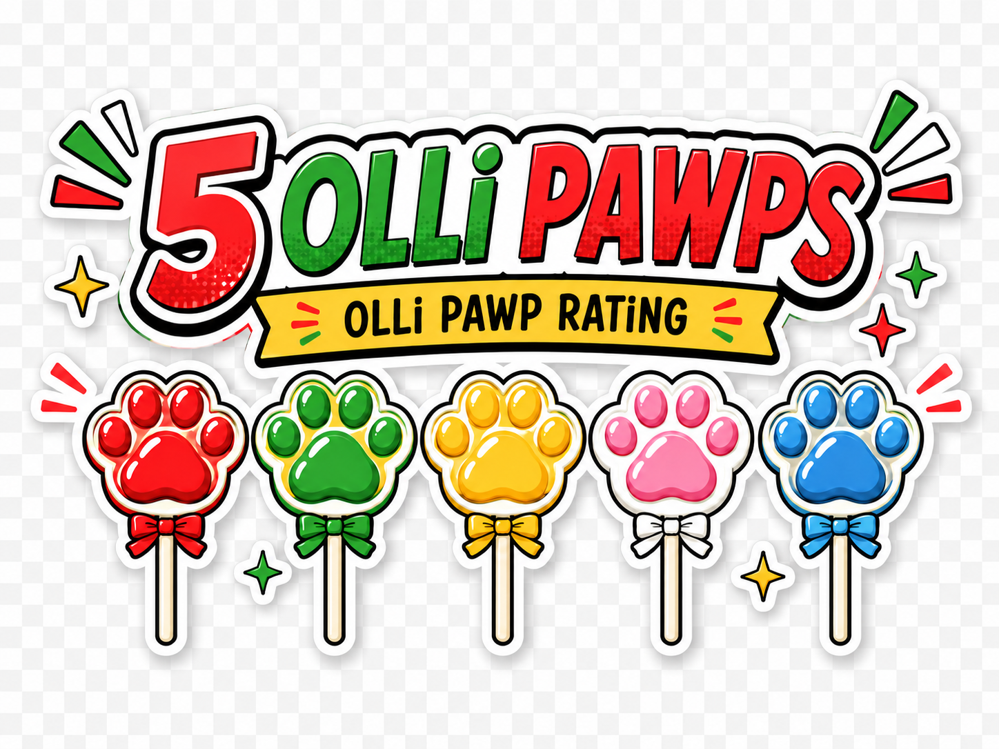 Olli Pawp 5 rating graphic