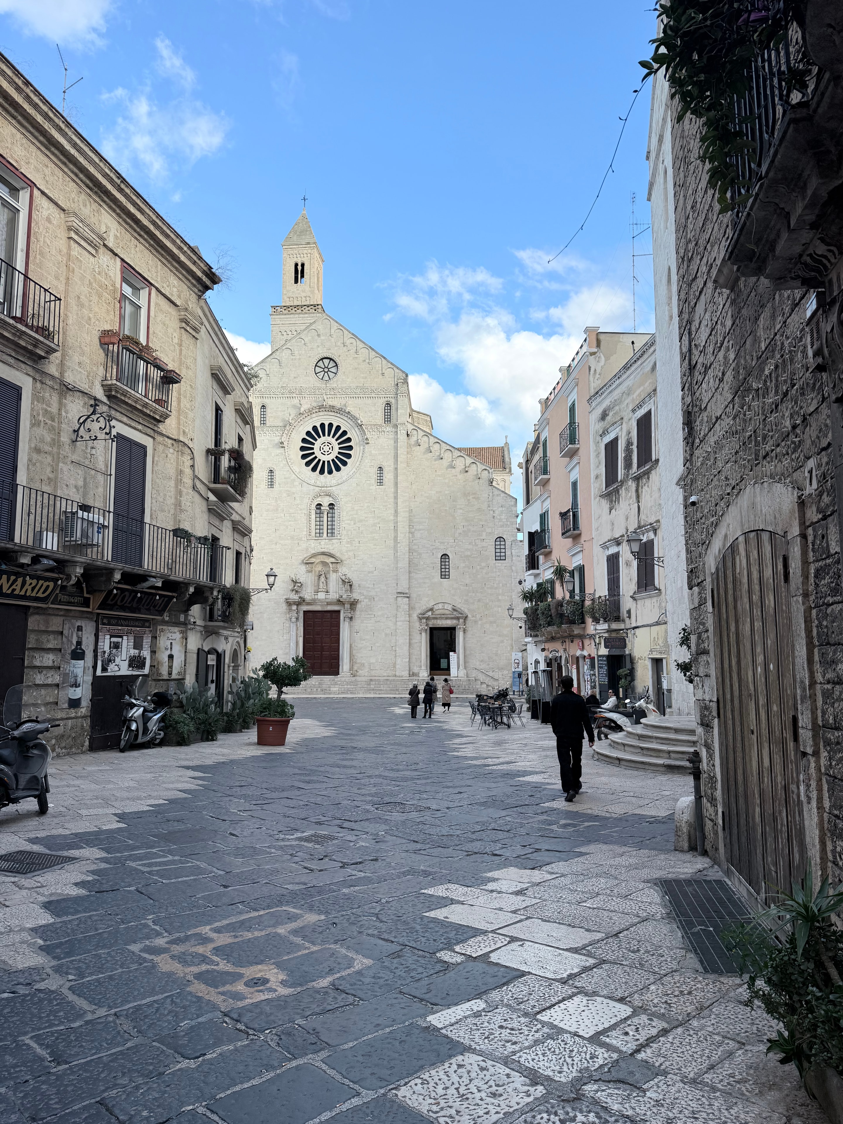 Cathedral piazza in southern Italy