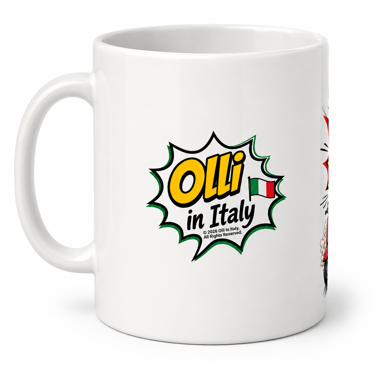 Olli In Italy Ceramic Mug — front